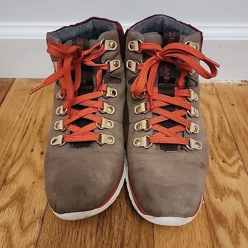 Cole Haan Womens Boots Zerogrand Hiker Size 6.5 B Waterproof‎ Chukka Pre Owned